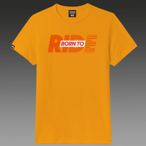 Remera Magenta “Born to Ride” naranja