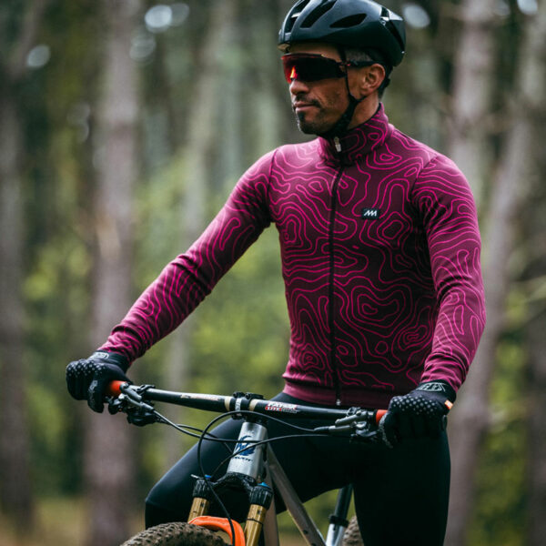Campera Magenta Relief Fucsia